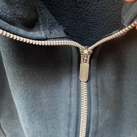 Lululemon Women's‎ Full-Zip Radiant Jacket Size 6 Navy Blue Cotton Blend - Picture 2 of 8